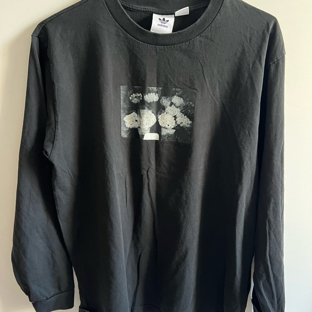 Adidas Black Crew Neck Tee